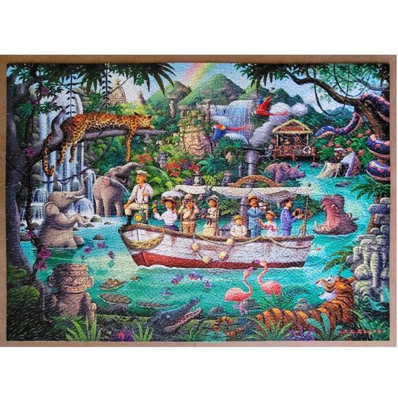 Boardwalk JUNGLE RIVER EXPEDITION Puzzle 1000 pieces - Picture 2 of 9